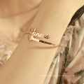 Shangjie OEM Classy Cuff Adjustable Custom Bangle Bracelet Name Bracelet Personalised Stainless Steel Bracelet Bangle